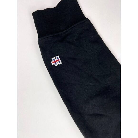 New Hudson Authentic Men US S Black Hoodie Long Sleeve Pullover Cotton Sweater - Picture 7 of 11